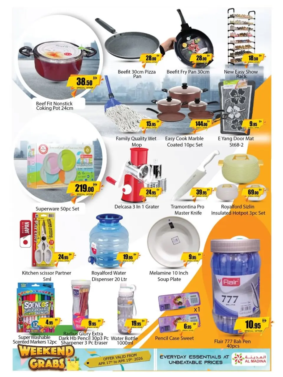 Ofertas de Saqer Al Madina supermercado Emiratos Árabes Unidos de 17 a 19 abril 2026 Ofertas de fin de semana - Página 8