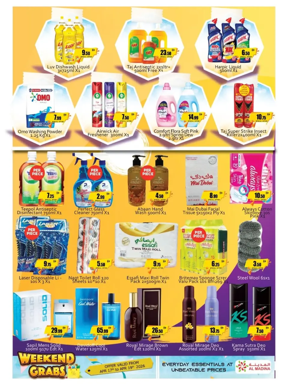 Ofertas de Saqer Al Madina supermercado Emiratos Árabes Unidos de 17 a 19 abril 2026 Ofertas de fin de semana - Página 6