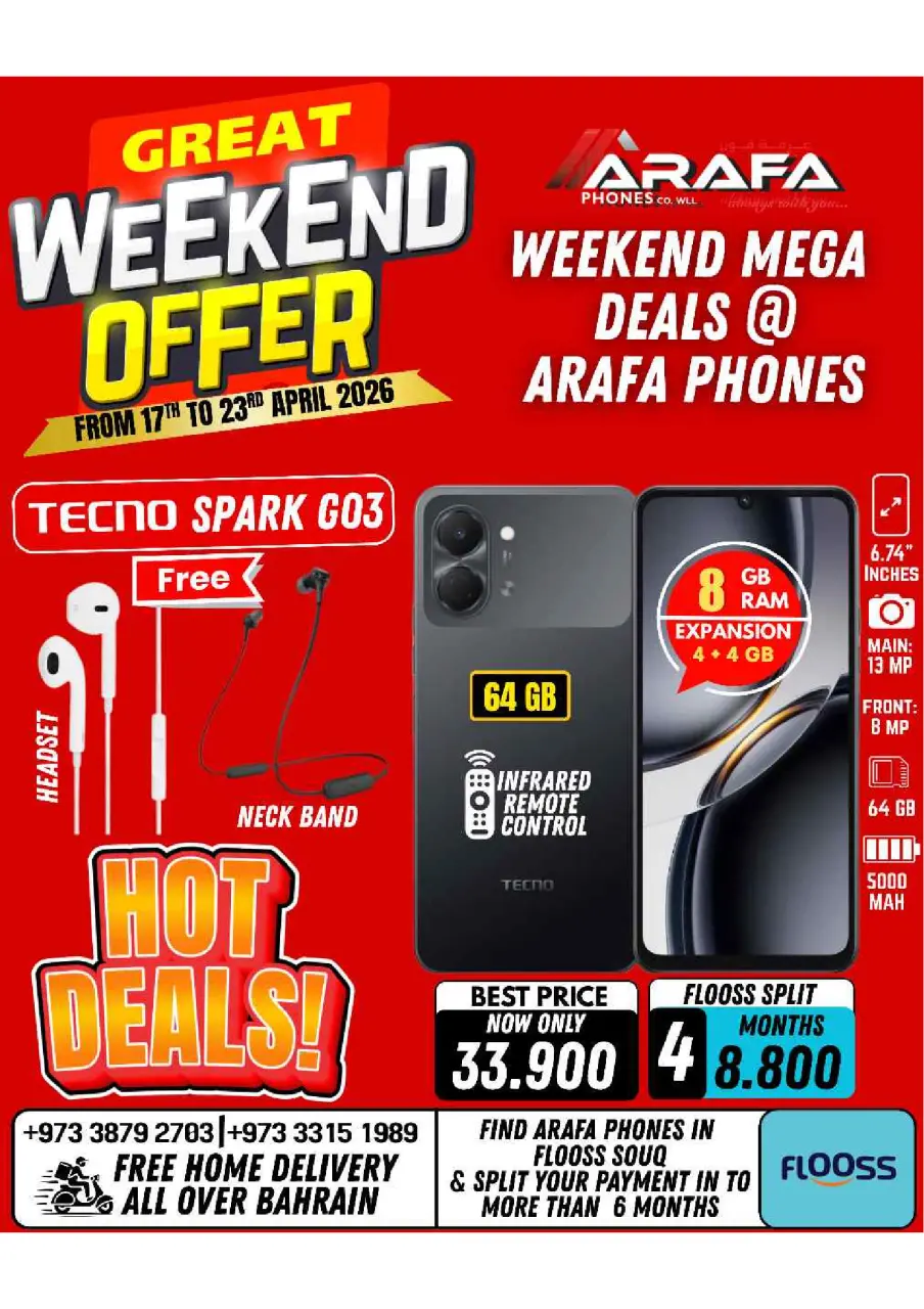 Ofertas de Teléfonos Arafa Bahréin de 17 a 23 abril 2026 Ofertas de fin de semana - Página 41