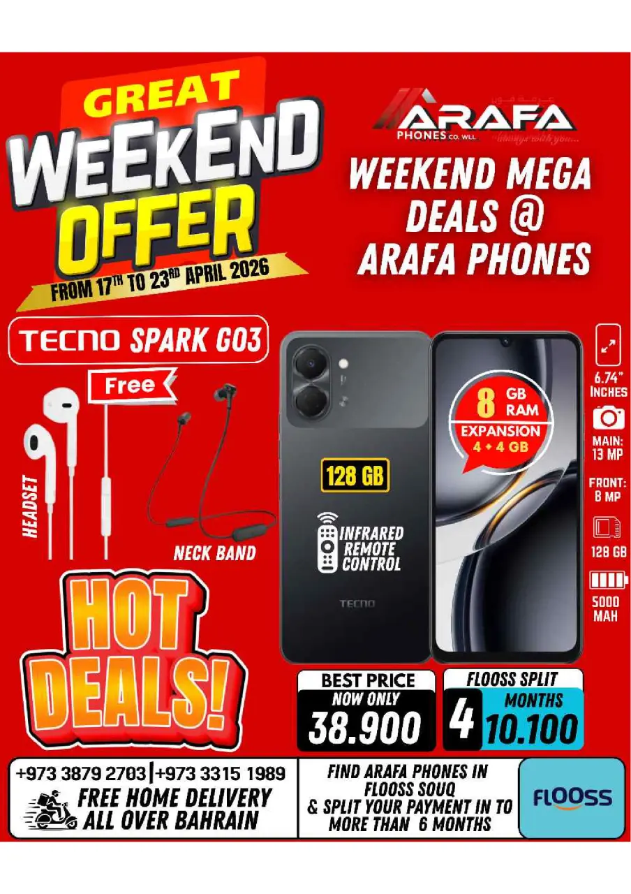 Ofertas de Teléfonos Arafa Bahréin de 17 a 23 abril 2026 Ofertas de fin de semana - Página 42