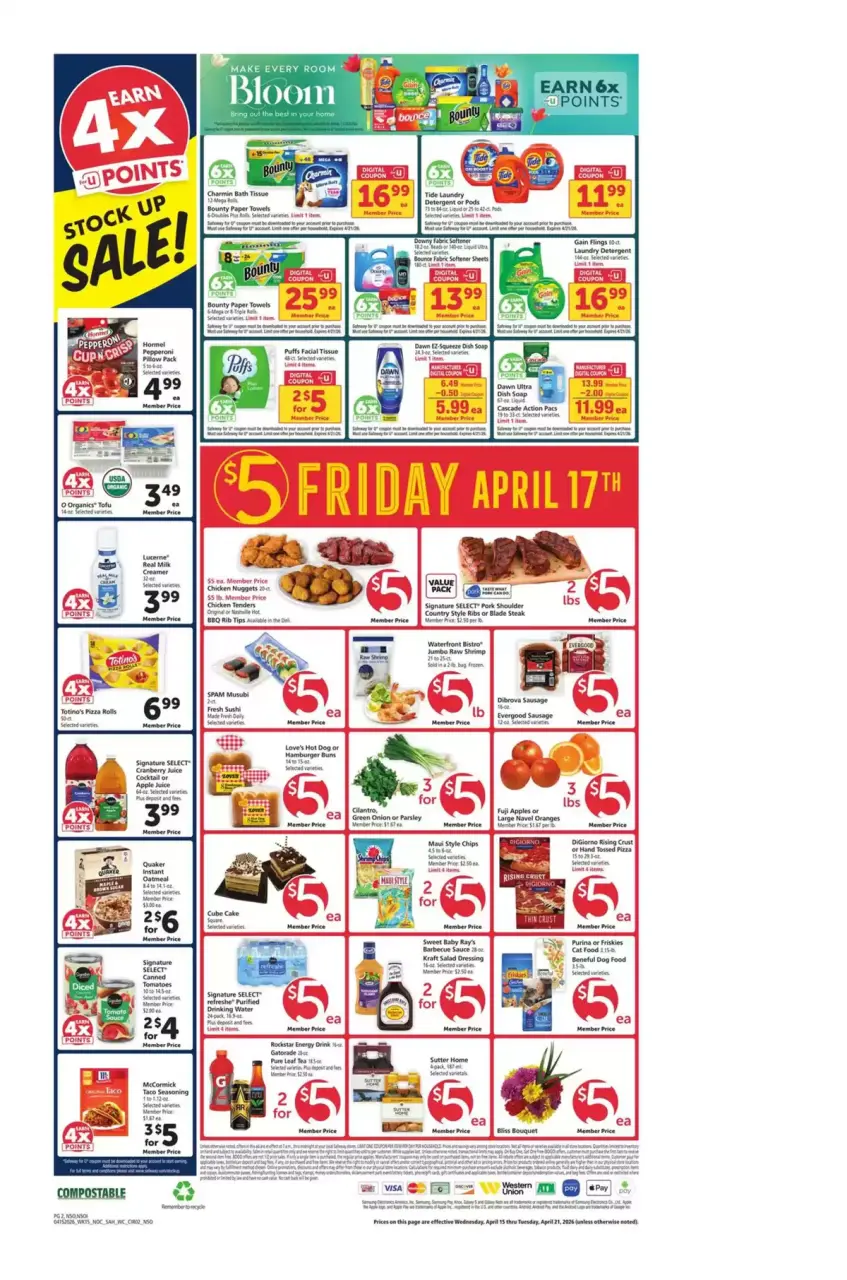 Offres Supermarché Safeway États-Unis de 15 à 21 avril 2026 Nos meilleures offres - Supermarché Safeway - États-Unis - 15 avril 2026 – 21 avril 2026 - Page 2