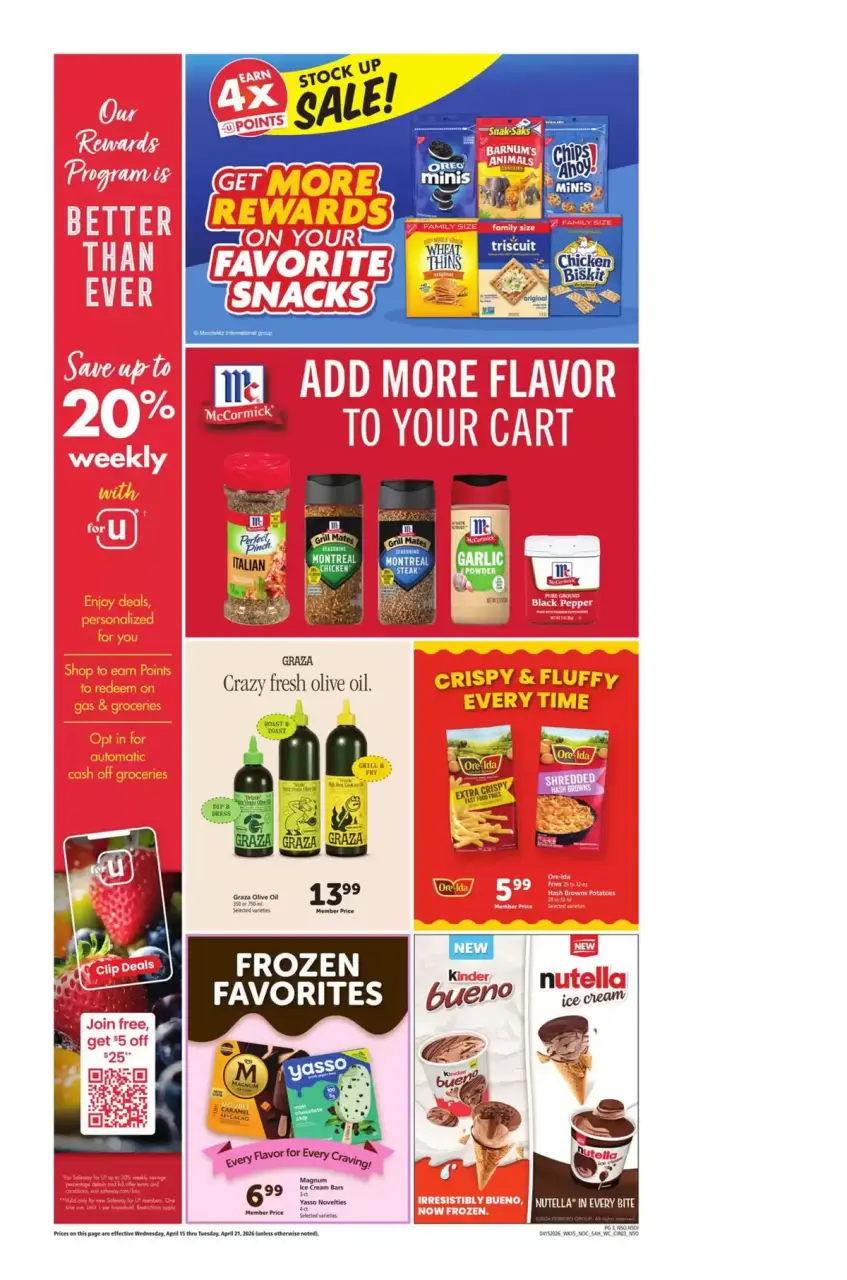 Offres Supermarché Safeway États-Unis de 15 à 21 avril 2026 Nos meilleures offres - Supermarché Safeway - États-Unis - 15 avril 2026 – 21 avril 2026 - Page 3