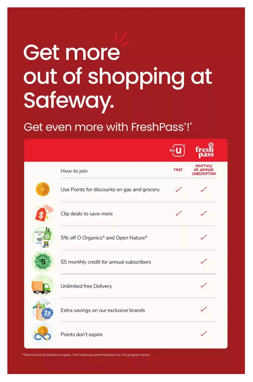 Offres Supermarché Safeway États-Unis de 17 à 23 avril 2026 Des aubaines exclusives - Supermarché Safeway - États-Unis - 17 avril 2026 – 23 avril 2026 - Page 5
