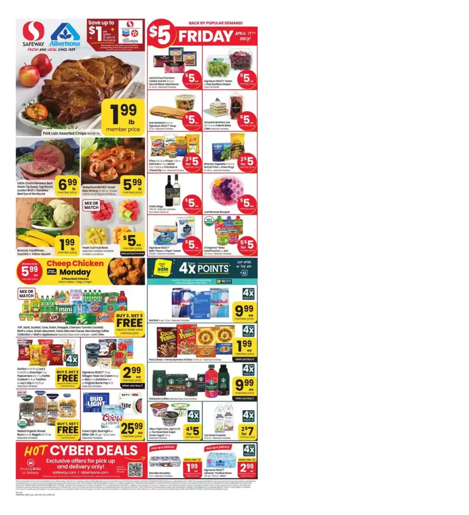 Offres Supermarché Safeway États-Unis de 15 à 21 avril 2026 Nouvelles offres à découvrir - Supermarché Safeway - États-Unis - 15 avril 2026 – 21 avril 2026 - Page 10