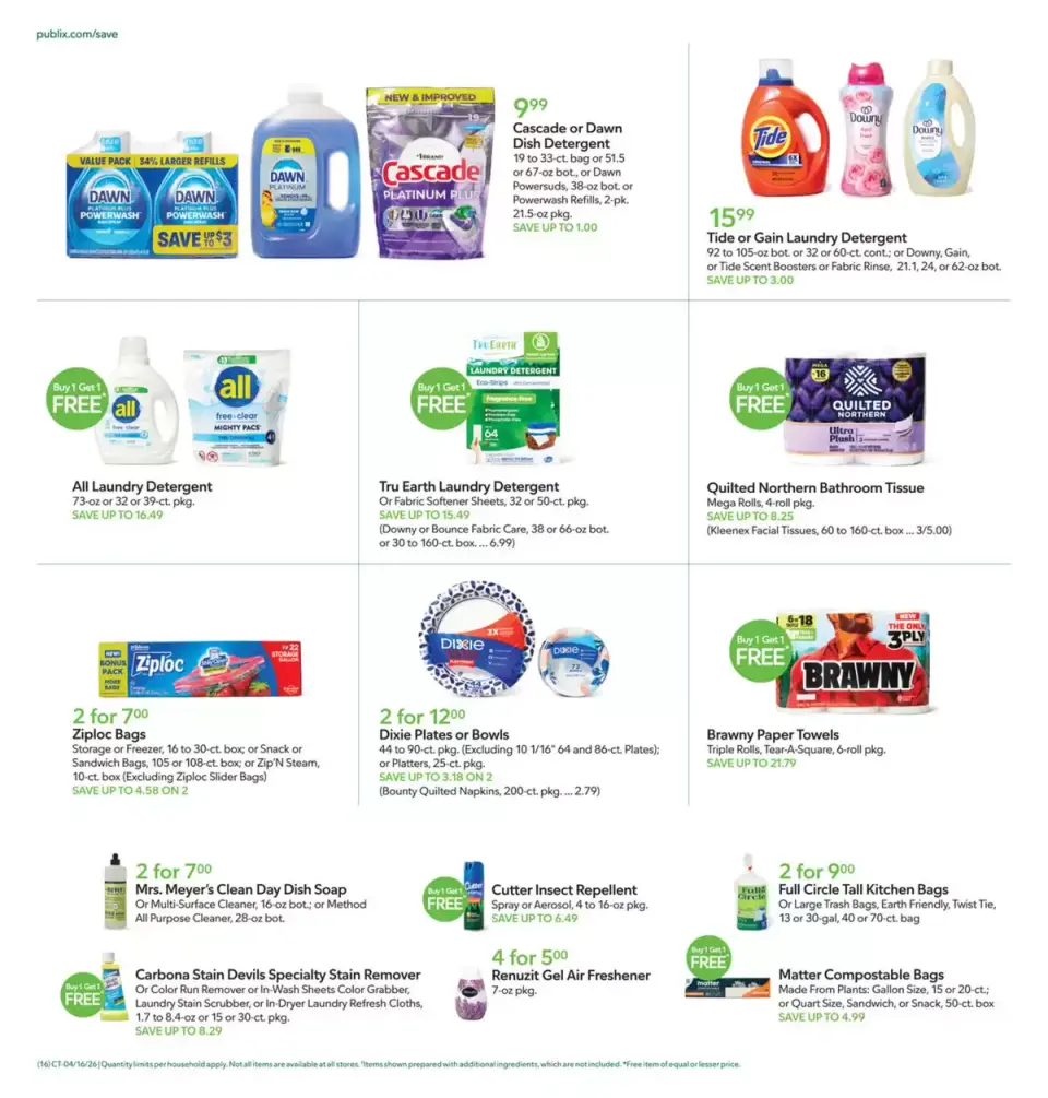 Offres Publix États-Unis de 15 à 21 avril 2026 Offres hebdomadaires - Publix - États-Unis - 15 avril 2026 – 21 avril 2026 - Page 16