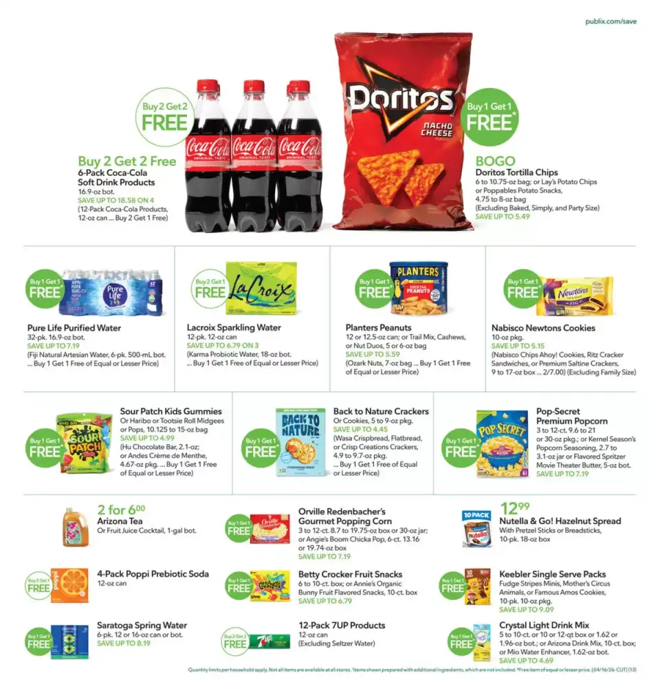 Offres Publix États-Unis de 15 à 21 avril 2026 Offres hebdomadaires - Publix - États-Unis - 15 avril 2026 – 21 avril 2026 - Page 13