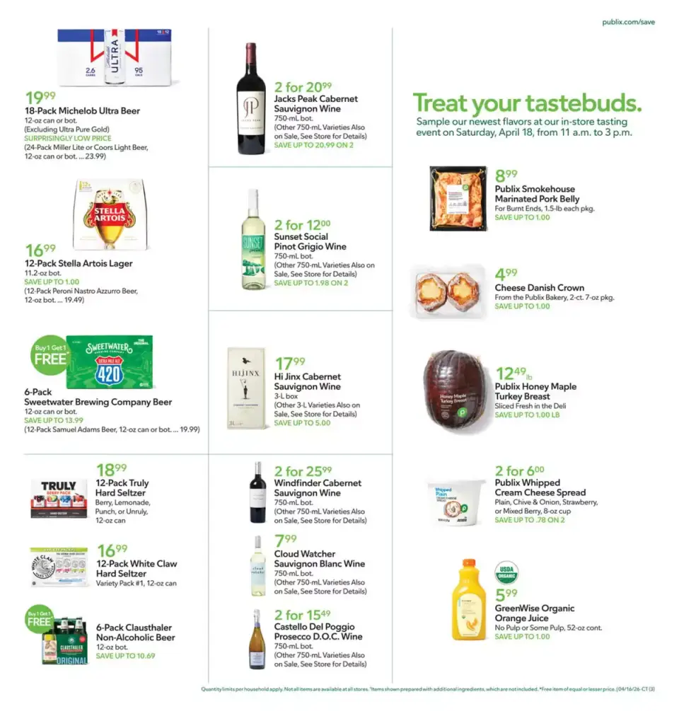 Offres Publix États-Unis de 15 à 21 avril 2026 Offres hebdomadaires - Publix - États-Unis - 15 avril 2026 – 21 avril 2026 - Page 3