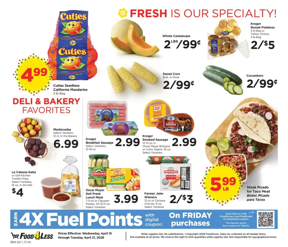 Offres Food 4 Less États-Unis de 15 à 21 avril 2026 Des aubaines exclusives - Food 4 Less - États-Unis - 15 avril 2026 – 21 avril 2026 - Page 6