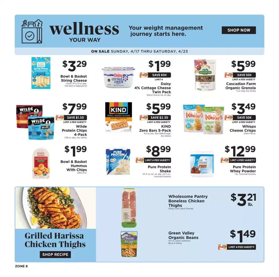 Offres ShopRite États-Unis de 16 à 23 avril 2026 Acheter du bien-être - ShopRite - États-Unis - 16 avril 2026 – 23 avril 2026 - Page 1