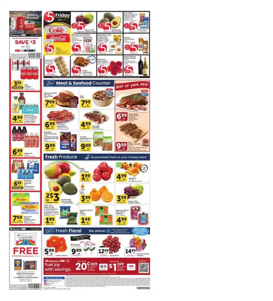 Offres Supermarché Vons Californie du Sud de 15 à 21 avril 2026 Offres hebdomadaires - Supermarché Vons - États-Unis - 15 avril 2026 – 21 avril 2026 - Page 3