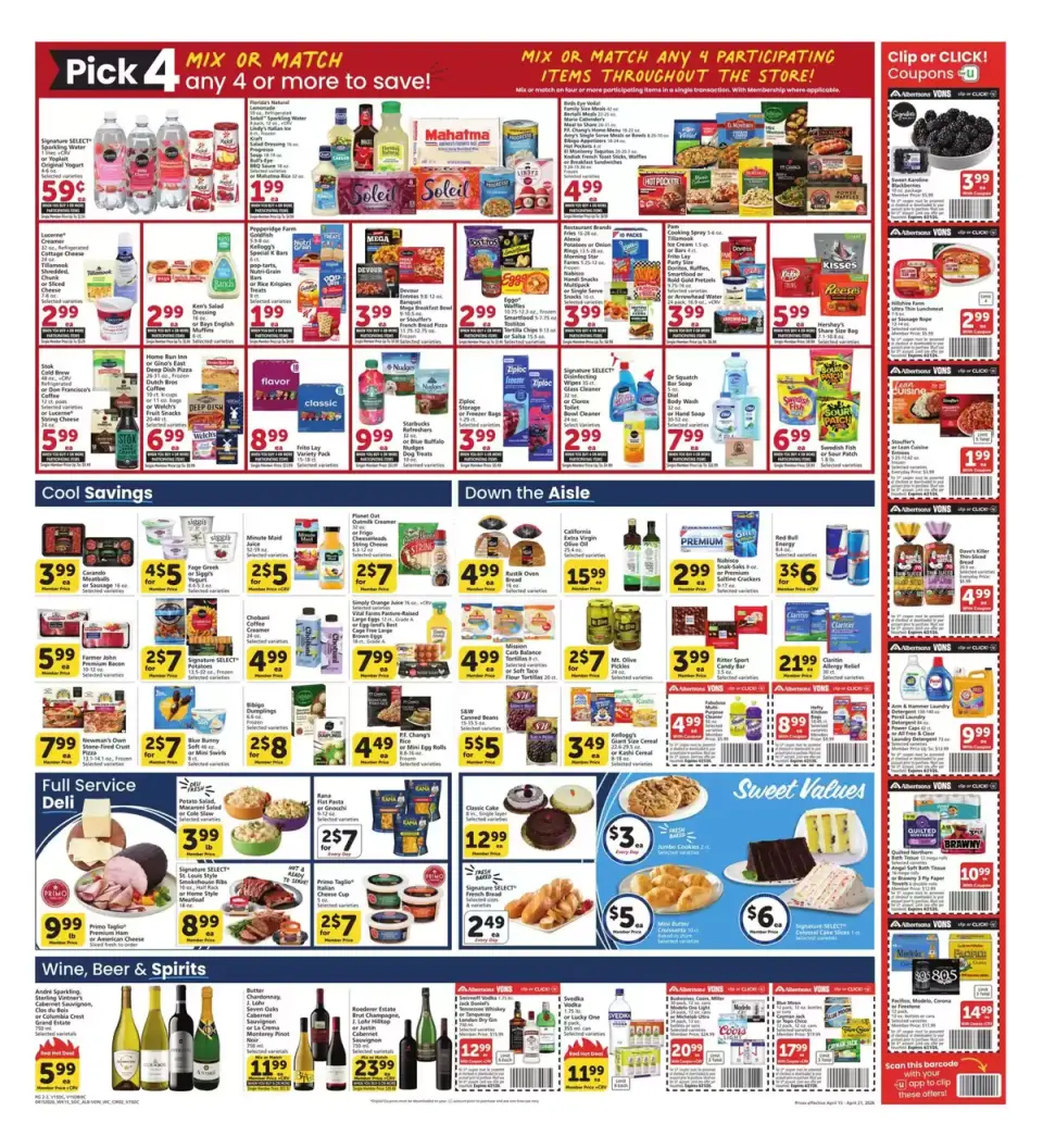 Offres Supermarché Vons Californie du Sud de 15 à 21 avril 2026 Offres hebdomadaires - Supermarché Vons - États-Unis - 15 avril 2026 – 21 avril 2026 - Page 2