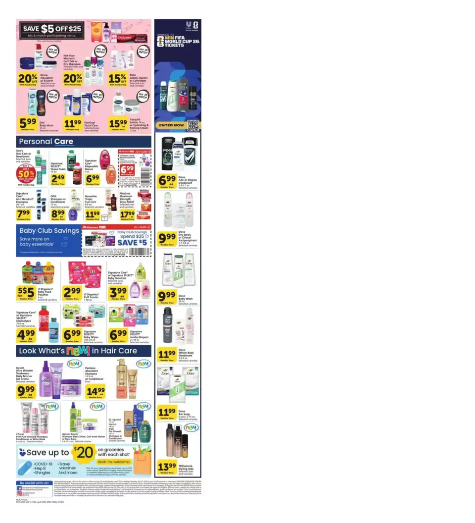 Offres Supermarché Vons Californie du Sud de 15 à 21 avril 2026 Offres hebdomadaires - Supermarché Vons - États-Unis - 15 avril 2026 – 21 avril 2026 - Page 5