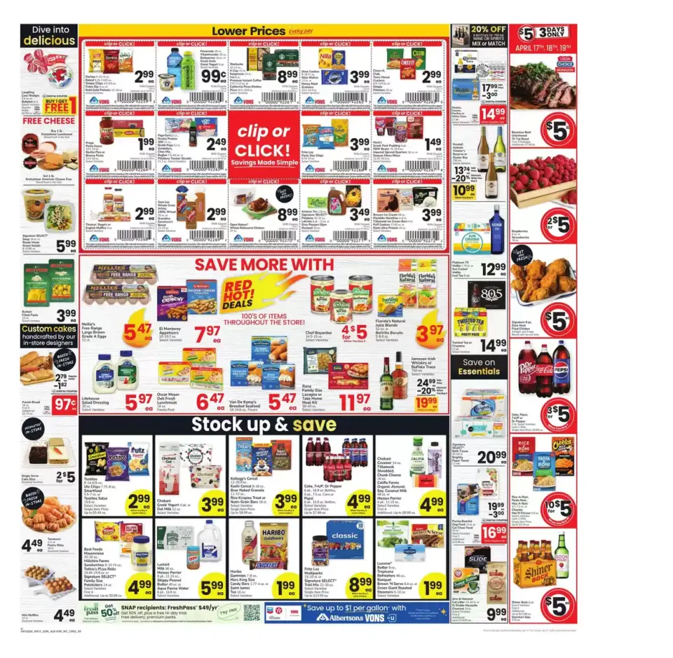 Offres Supermarché Vons Sud-ouest de 15 à 21 avril 2026 Offres hebdomadaires - Supermarché Vons - États-Unis - 15 avril 2026 – 21 avril 2026 - Page 6
