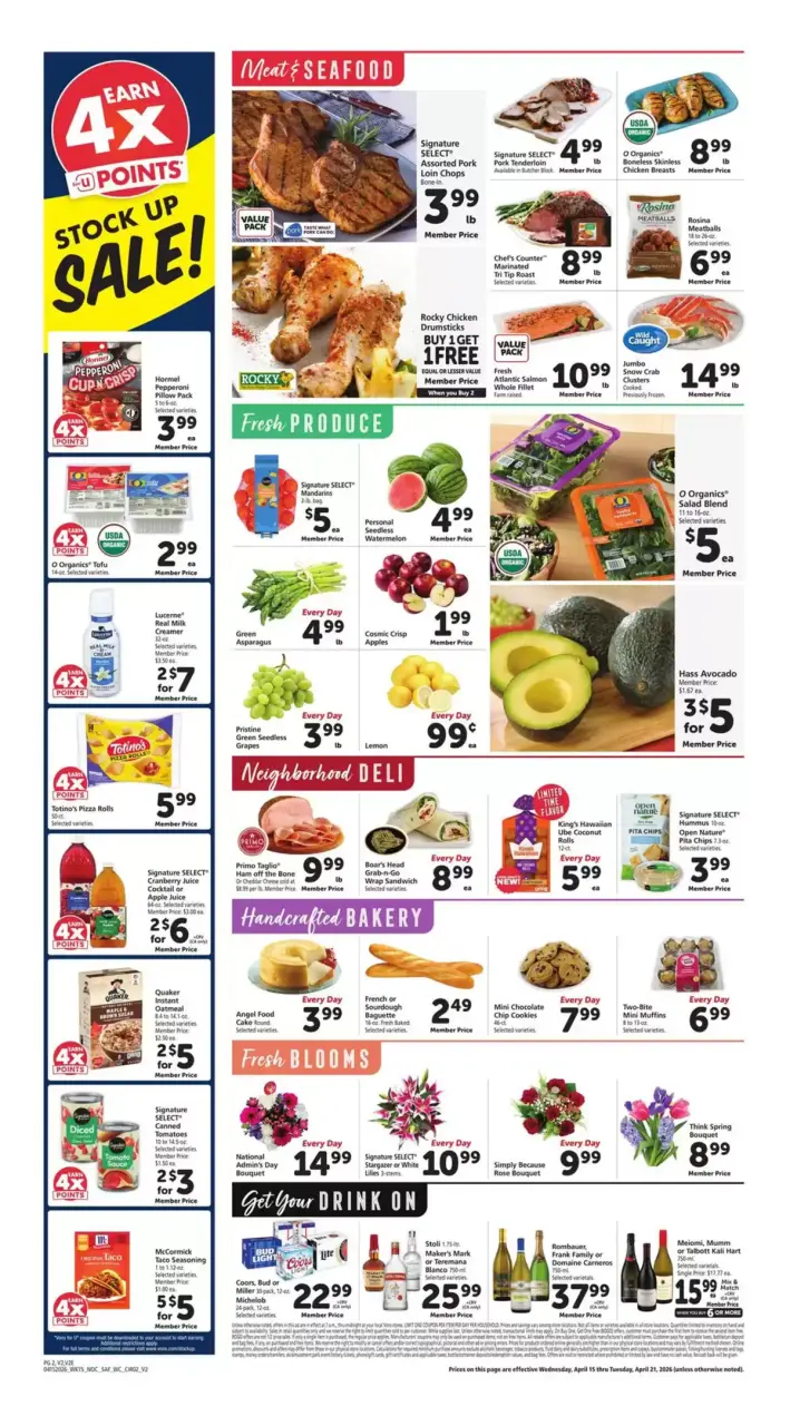 Offres Supermarché Vons Californie du Nord de 15 à 21 avril 2026 Offres hebdomadaires - Supermarché Vons - États-Unis - 15 avril 2026 – 21 avril 2026 - Page 2