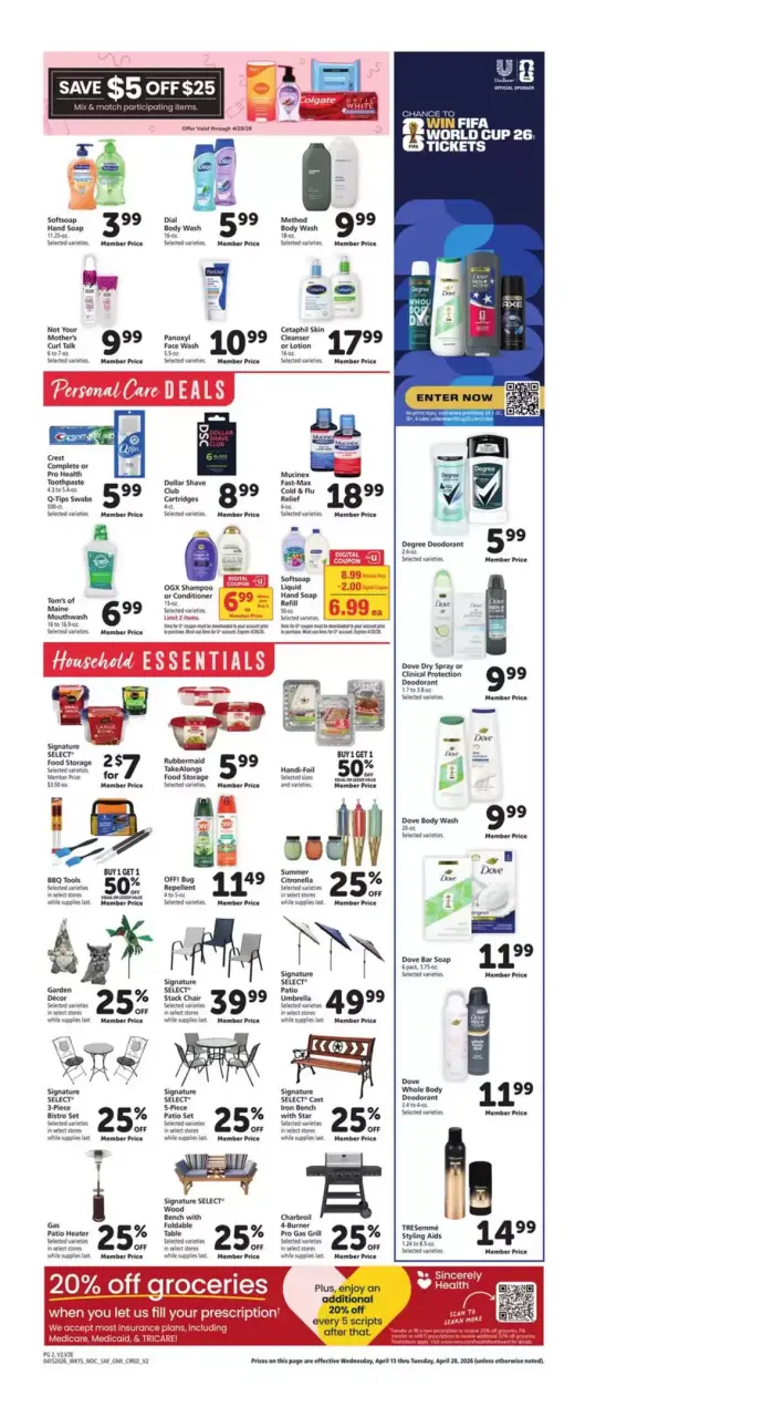 Offres Supermarché Vons Californie du Nord de 15 à 21 avril 2026 Offres hebdomadaires - Supermarché Vons - États-Unis - 15 avril 2026 – 21 avril 2026 - Page 8