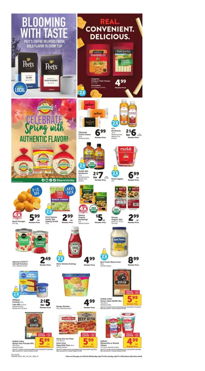 Offres Supermarché Vons Californie du Nord de 15 à 21 avril 2026 Offres hebdomadaires - Supermarché Vons - États-Unis - 15 avril 2026 – 21 avril 2026 - Page 6