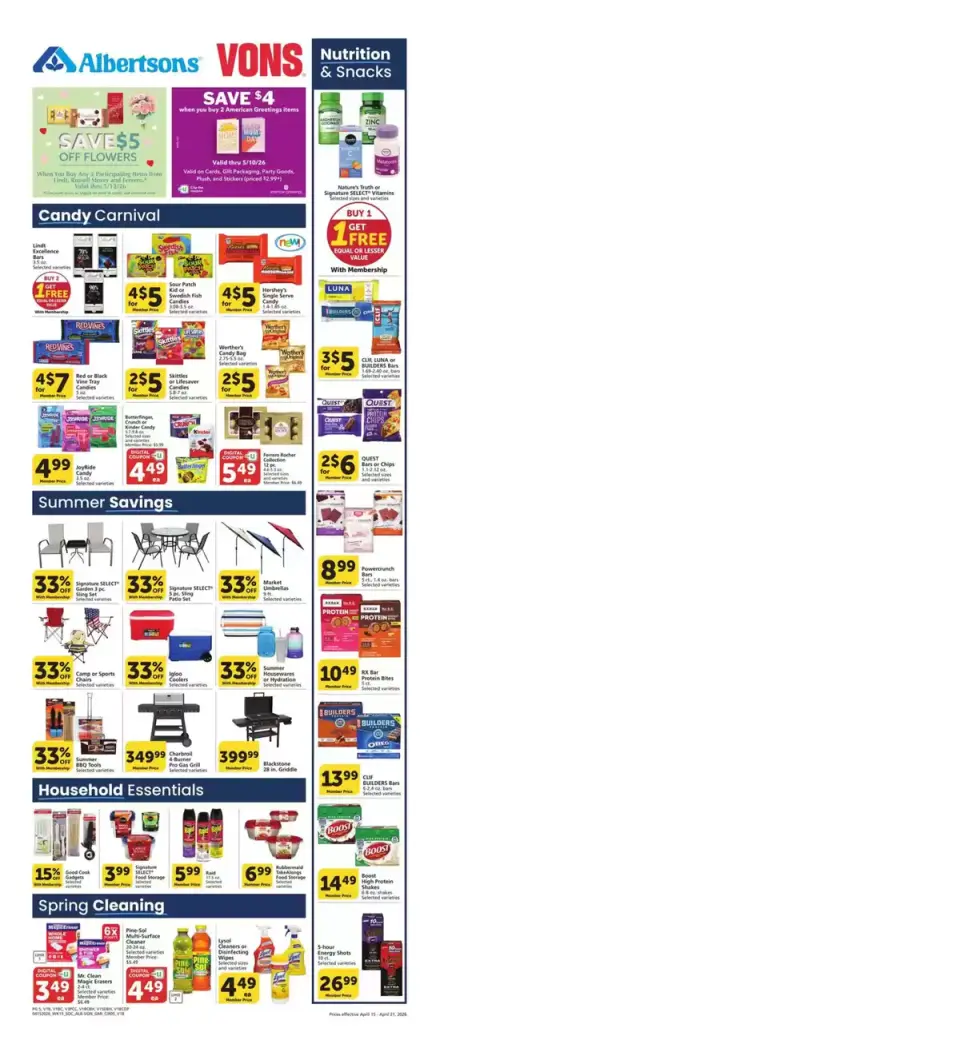 Offres Albertsons États-Unis de 15 à 21 avril 2026 Offres hebdomadaires - Albertsons - États-Unis - 15 avril 2026 – 21 avril 2026 - Page 4