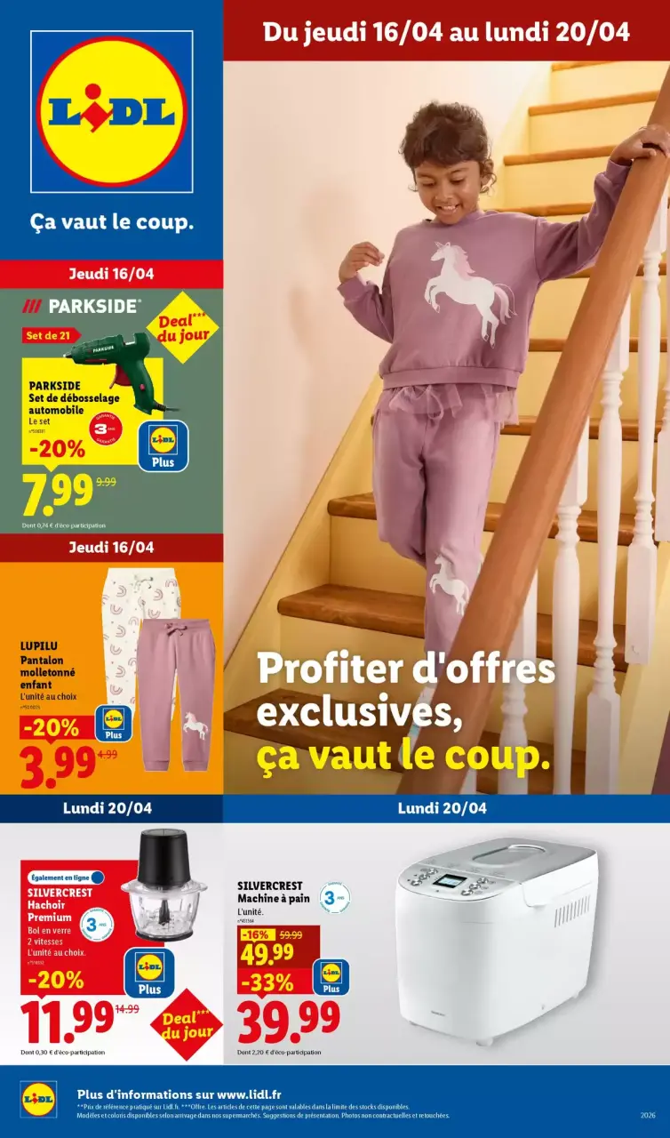 Offres Lidl France de 15 à 20 avril 2026 Les bonnes affaires de la semaine - Lidl - France - 15 avril 2026 – 20 avril 2026 - Page 1