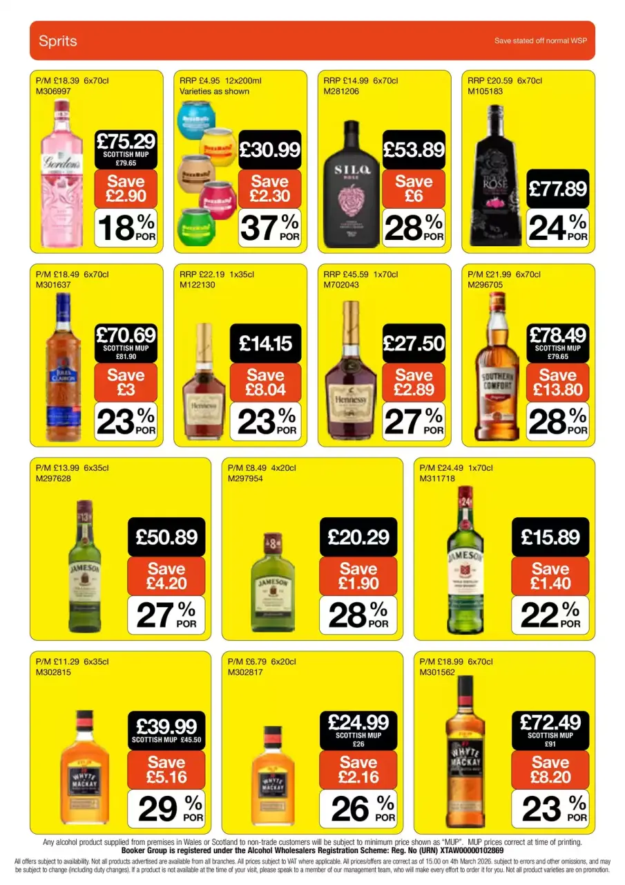 Ofertas de Reserva al por mayor Reino Unido de 2 a 21 abril 2026 OFERTAS ESPECIALES DE 4 SEMANAS - Página 20