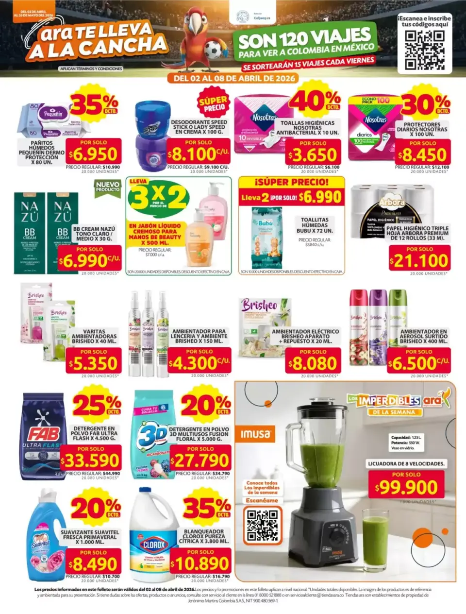 Ofertas de Tiendas ara Colombia de 2 abril a 26 mayo 2026 Ofertas principales para todos los clientes - Página 12