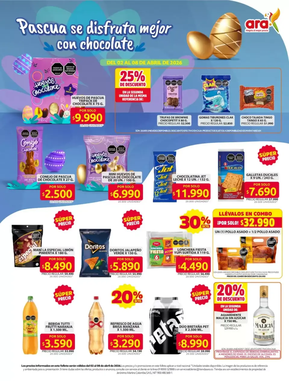 Ofertas de Tiendas ara Colombia de 2 abril a 26 mayo 2026 Ofertas principales para todos los clientes - Página 5