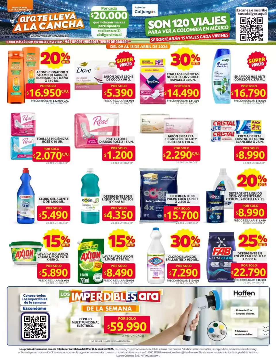 Ofertas de Tiendas ara Colombia de 2 abril a 26 mayo 2026 Ofertas principales para todos los clientes - Página 15