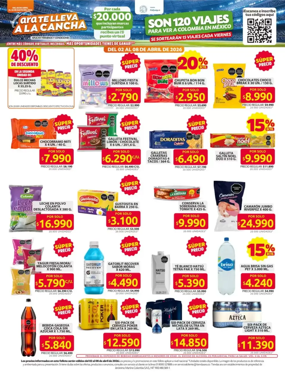 Ofertas de Tiendas ara Colombia de 2 abril a 26 mayo 2026 Ofertas principales para todos los clientes - Página 4
