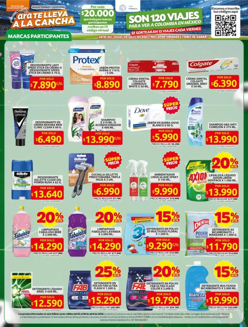 Ofertas de Tiendas ara Colombia de 2 abril a 26 mayo 2026 Ofertas principales para todos los clientes - Página 11