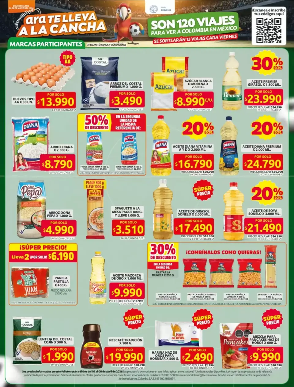 Ofertas de Tiendas ara Colombia de 2 abril a 26 mayo 2026 Ofertas principales para todos los clientes - Página 10