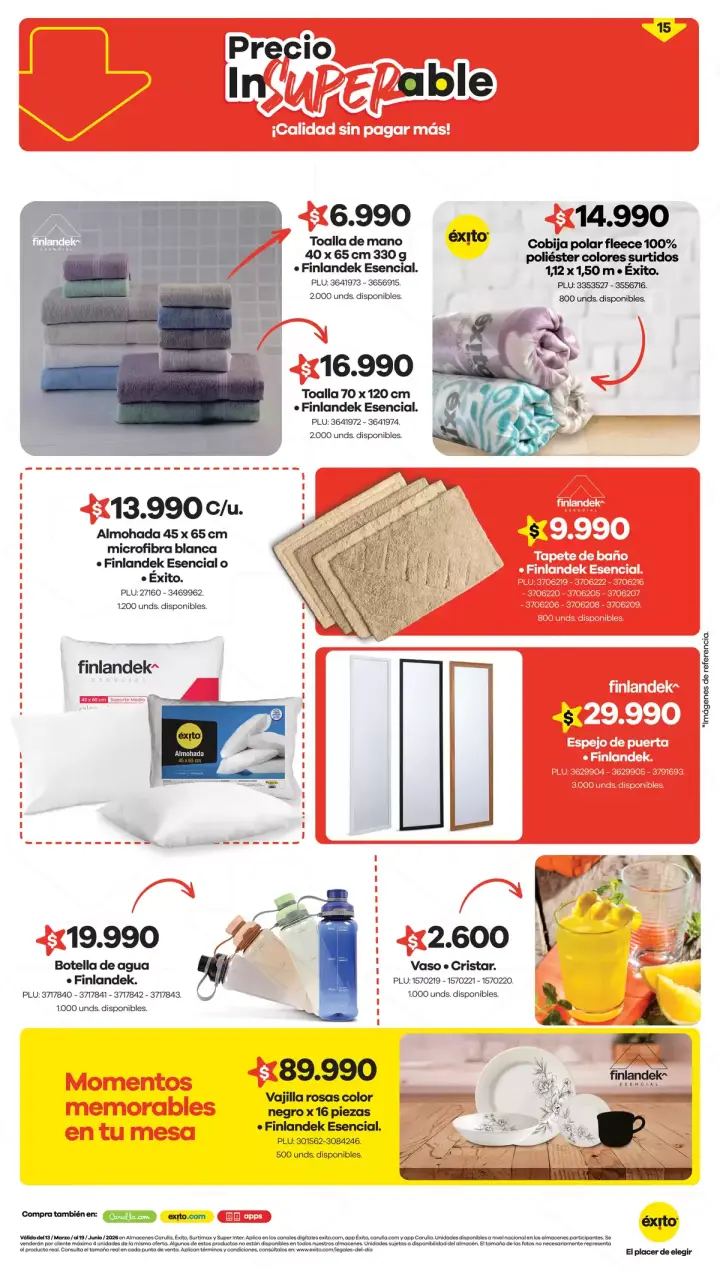 Ofertas de Éxito Colombia de 13 marzo a 19 junio 2026 PRECIO INSUPERABLE - Página 15