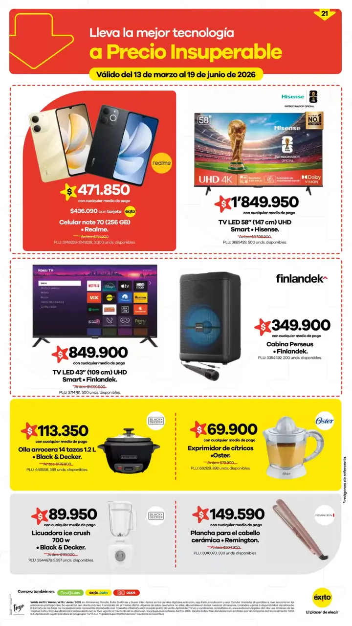 Ofertas de Éxito Colombia de 13 marzo a 19 junio 2026 PRECIO INSUPERABLE - Página 21