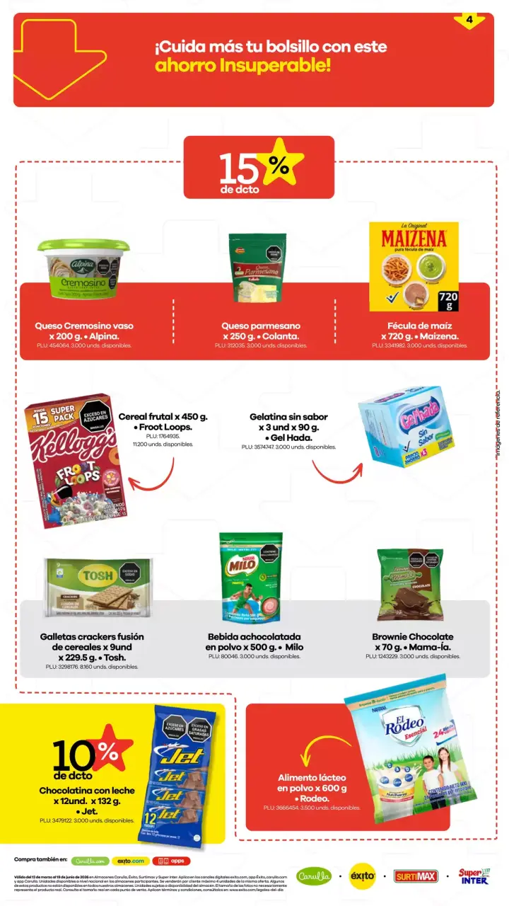 Ofertas de Éxito Colombia de 13 marzo a 19 junio 2026 PRECIO INSUPERABLE - Página 4