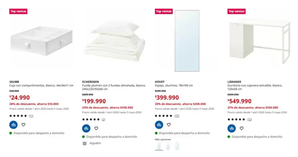 Offres IKEA Colombie de 16 à 30 avril 2026 Produits du mois d'avril - IKEA - Colombie - 16 avril 2026 – 30 avril 2026 - Page 1