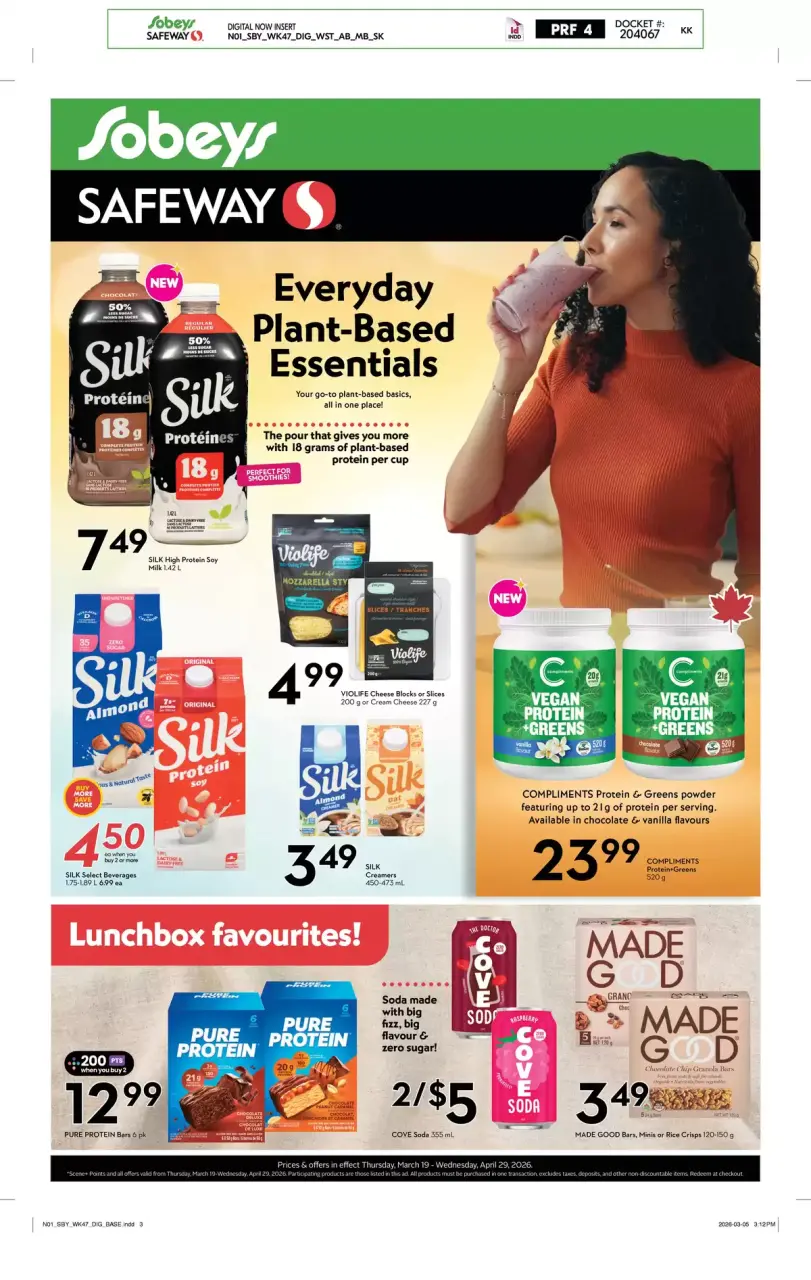 Ofertas de Supermercado Safeway Canadá de 19 a 29 abril 2026 Nuestras mejores ofertas - Supermercado Safeway - Canadá - 19 abril 2026 – 29 abril 2026 - Página 1