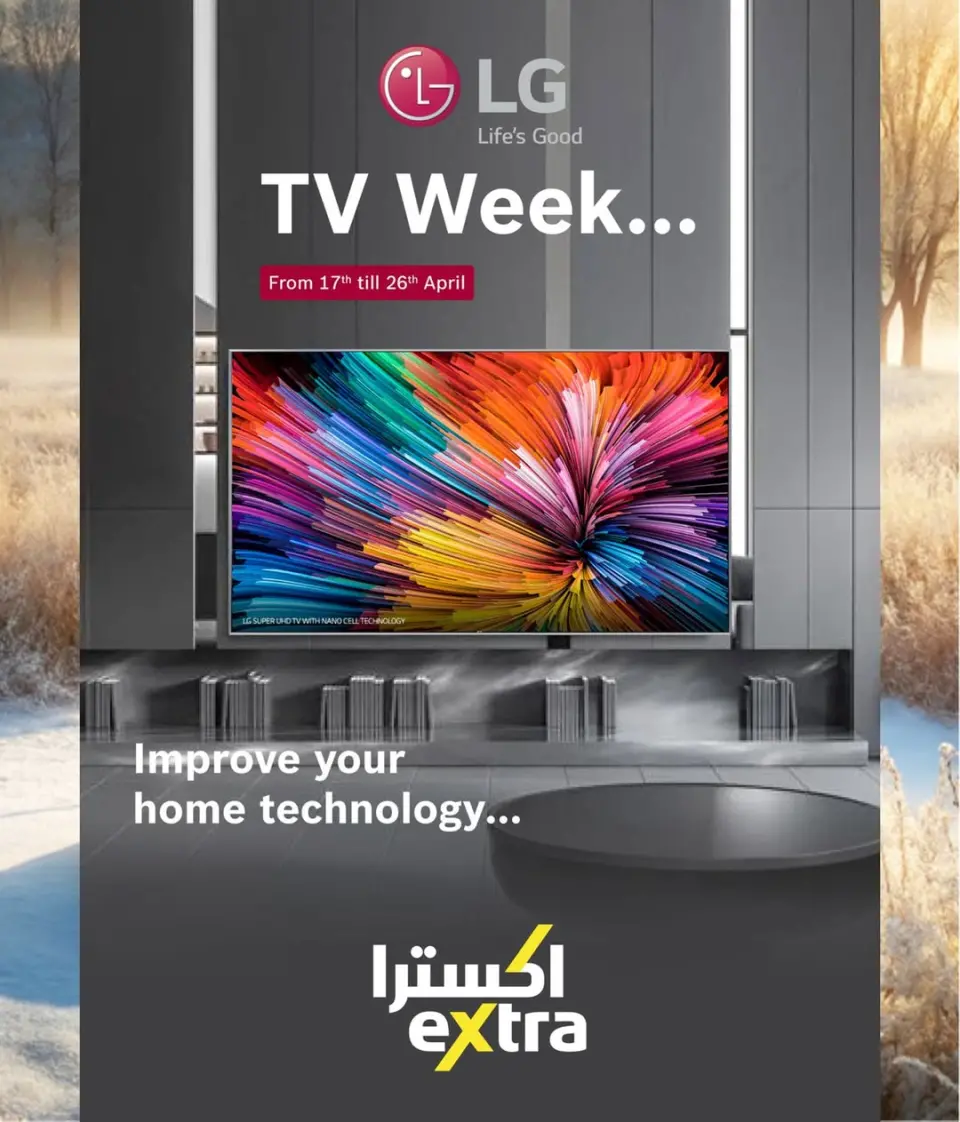 Ofertas de Tiendas Extra Bahréin de 17 a 26 abril 2026 Semana de la Televisión LG - Tiendas Extra - Bahréin - 17 abril 2026 – 26 abril 2026 - Página 1