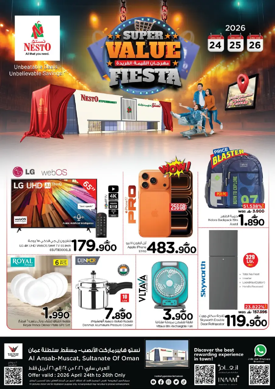 Ofertas de Nesto Muscat de 24 a 26 abril 2026 Festival de valor único - Página 8