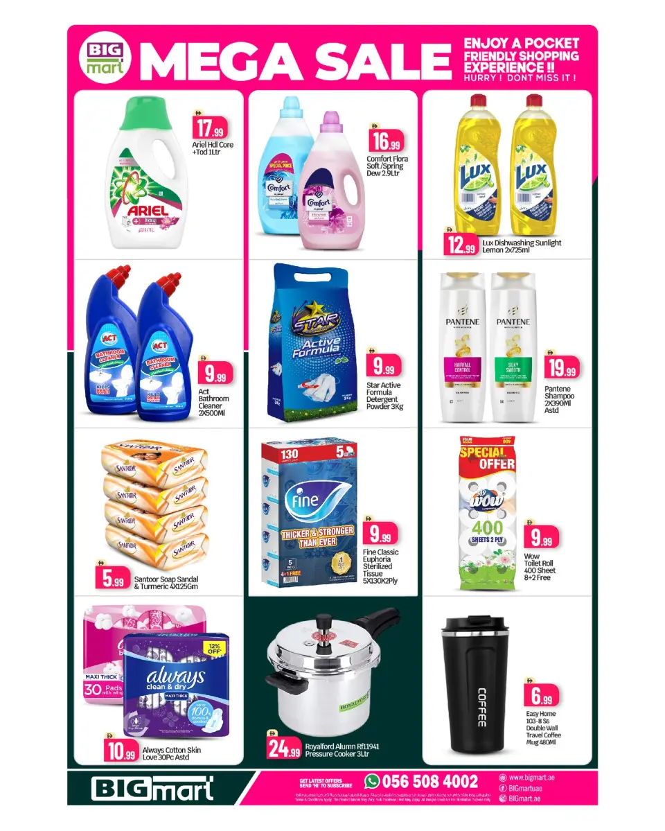 BIGmart offers in Ras Al Khor from 24 to 26 April 2026 MEGA SALE - BIGmart - UAE - 24 April 2026 – 26 April 2026 - Page 8