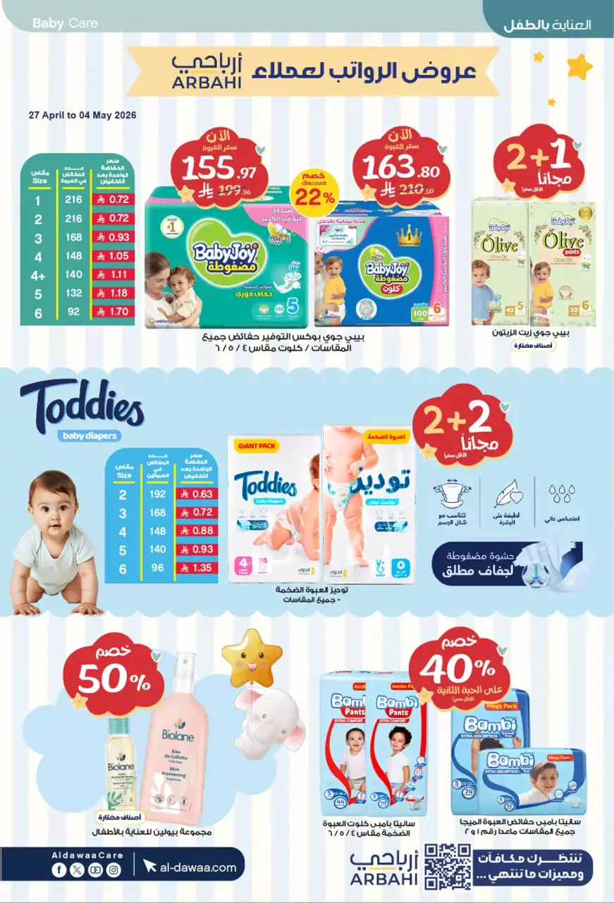 Al-dawaa Pharmacies Saudi Arabia offers from 8 to 22 Dhuʻl-Qiʻdah 1447 AH (25 April – 9 May 2026) Offers with you from the first step - Page 4