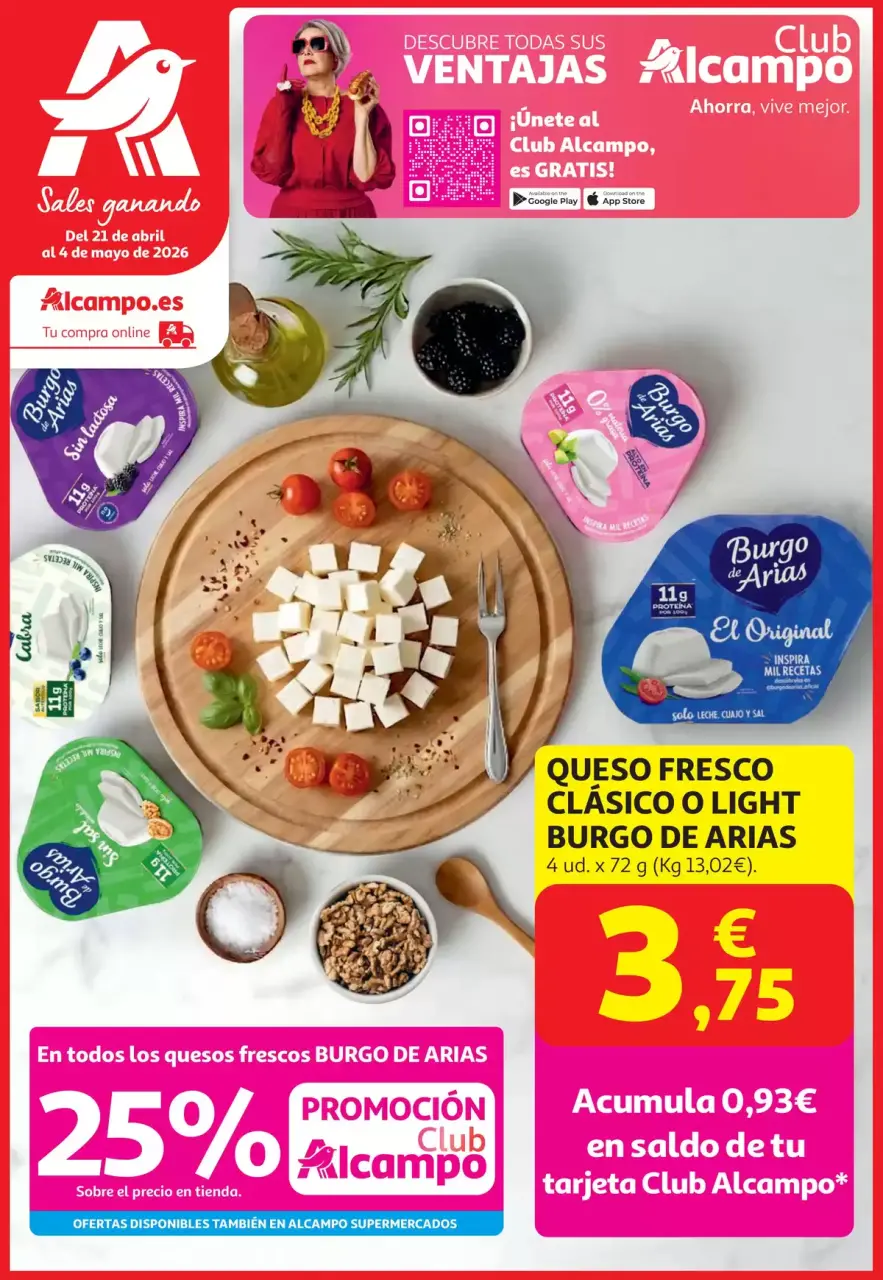 Ofertas de Alcampo Hipermercados España de 21 abril a 4 mayo 2026 Sales ganando - Alcampo - España - 21 abril 2026 – 4 mayo 2026 - Página 1