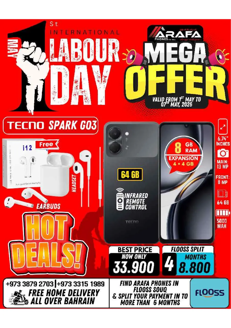 Ofertas de Teléfonos Arafa Bahréin de 1 a 7 mayo 2026 Ofertas del Día del Trabajo - Página 42
