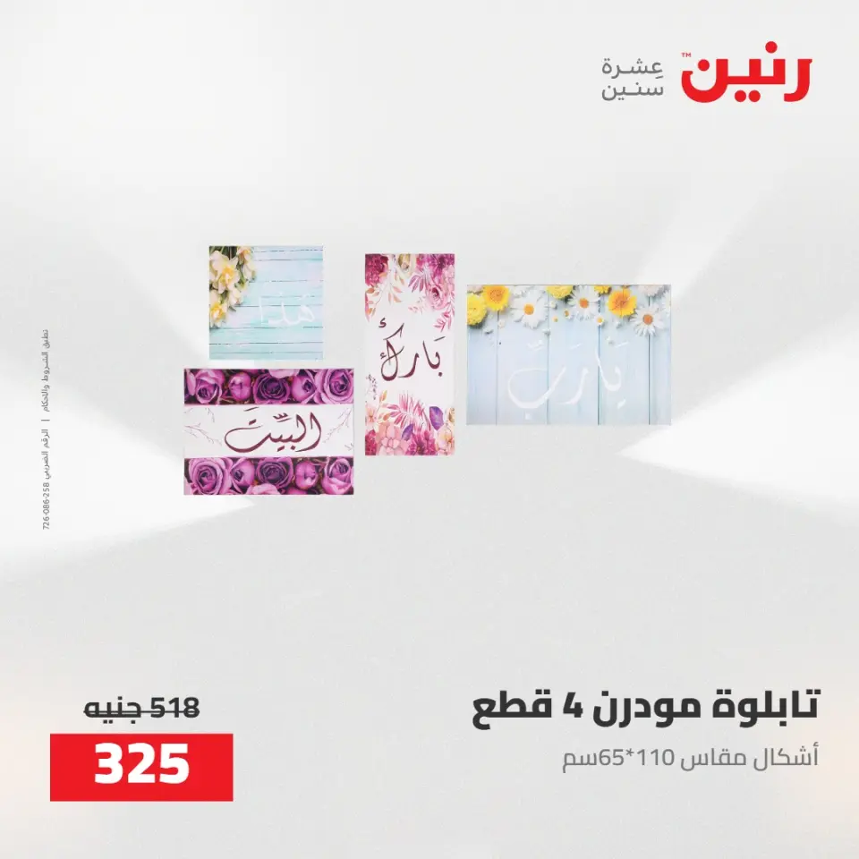 عروض رنين من ٥ حتى ٦ مايو ٢٠٢٦ عروض هدايا وديكورات - صفحة 9