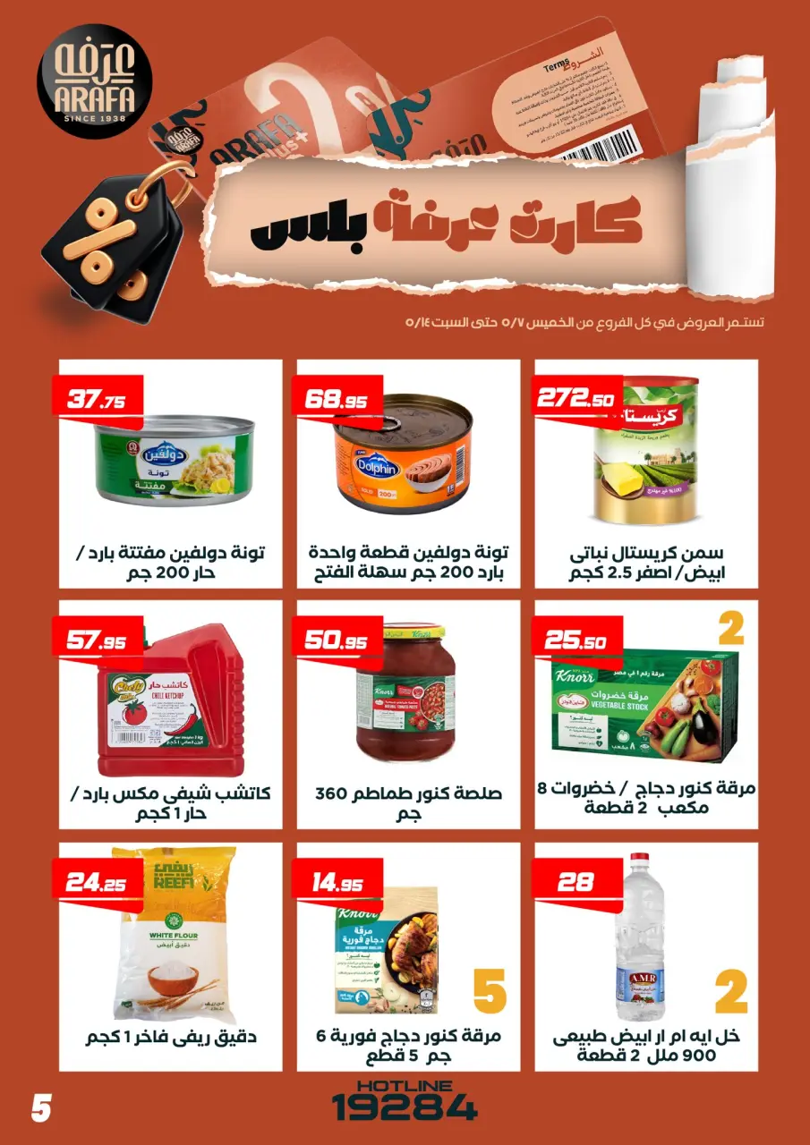 عروض عرفة ماركت مصر من ٧ حتى ١٤ مايو ٢٠٢٦ عروض كارت عرفه بلس - صفحة 7