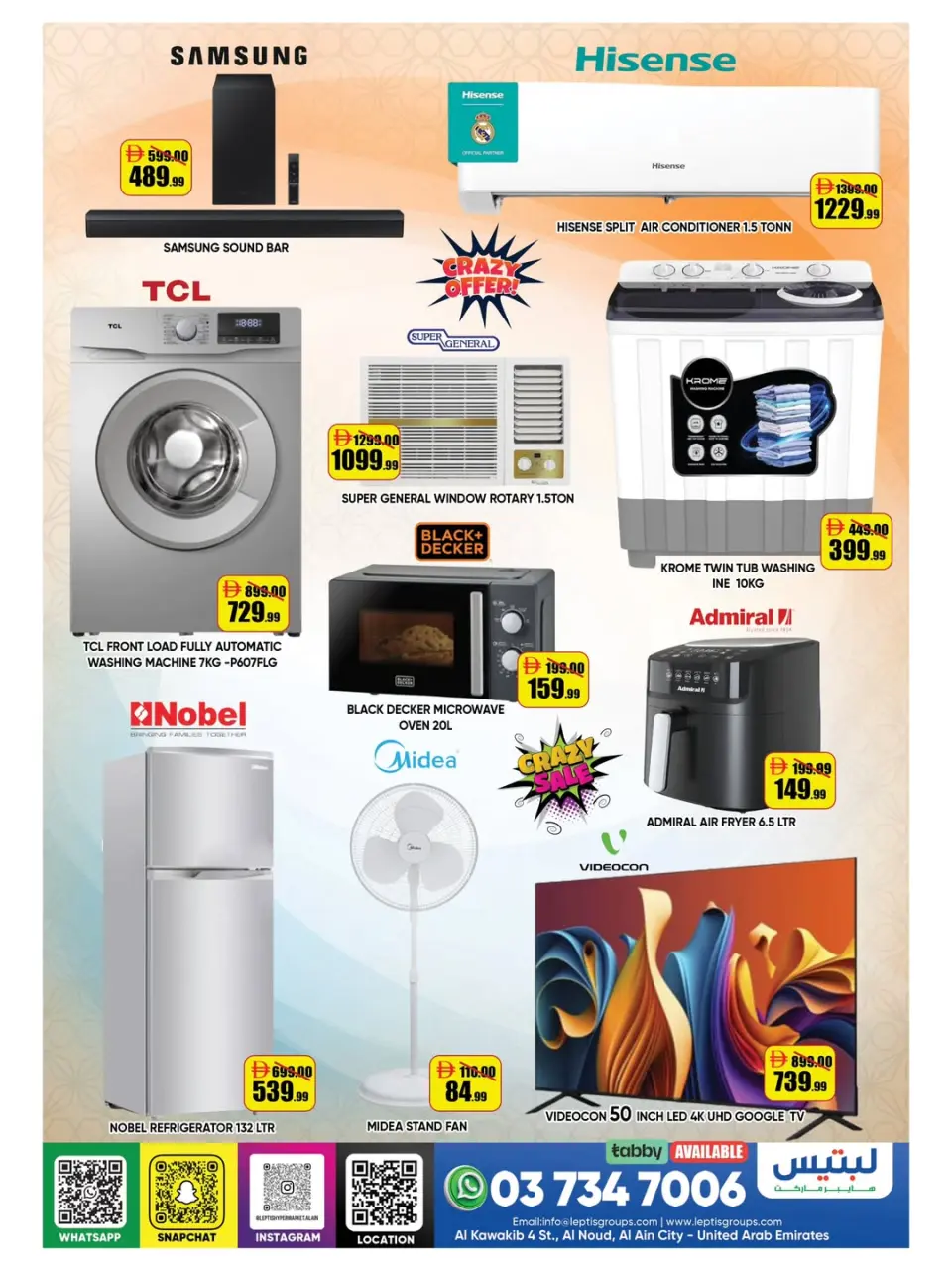Ofertas de Hipermercado Leptis Al Ain de 7 a 10 mayo 2026 Ofertas de verano de bienvenida - Página 15