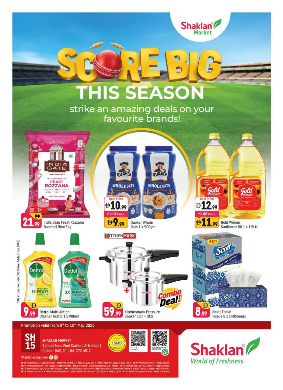 Shaklan UAE offers from 8 to 10 May 2026 Score Big - Shaklan - UAE - 8 May 2026 – 10 May 2026 - Page 1
