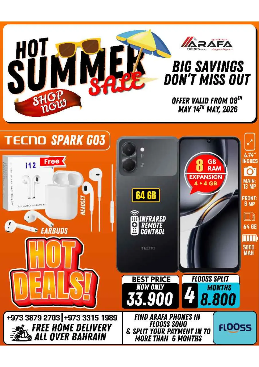 Ofertas de Teléfonos Arafa Bahréin de 8 a 14 mayo 2026 Ofertas de verano - Página 13