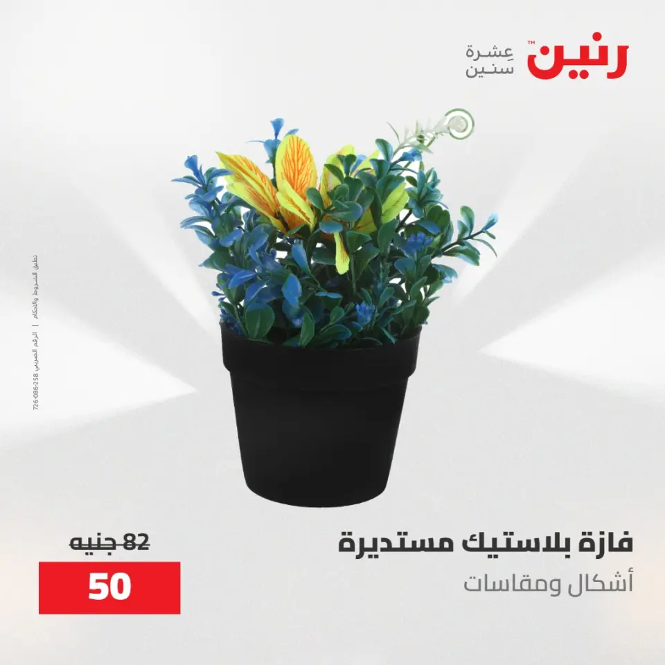 عروض رنين من ١٠ حتى ١١ مايو ٢٠٢٦ عروض هدايا وديكورات - صفحة 58