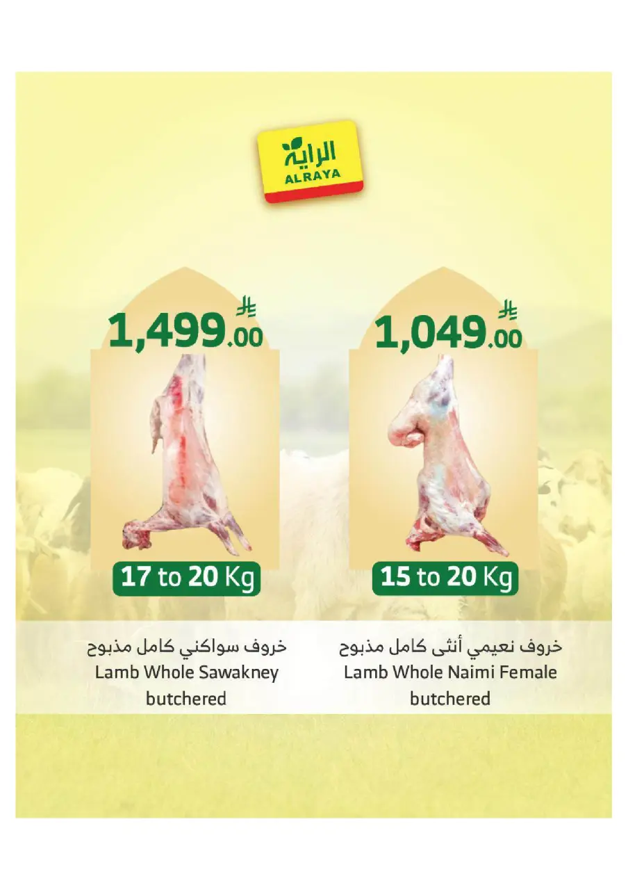 Ofertas de Mercado Al Rayah Arabia Saudita de 27 Dhuʻl-Qiʻdah a 3 Dhuʻl-Hijjah 1447 AH (14 – 20 mayo 2026) Reserva tus ofertas de sacrificio - Página 10