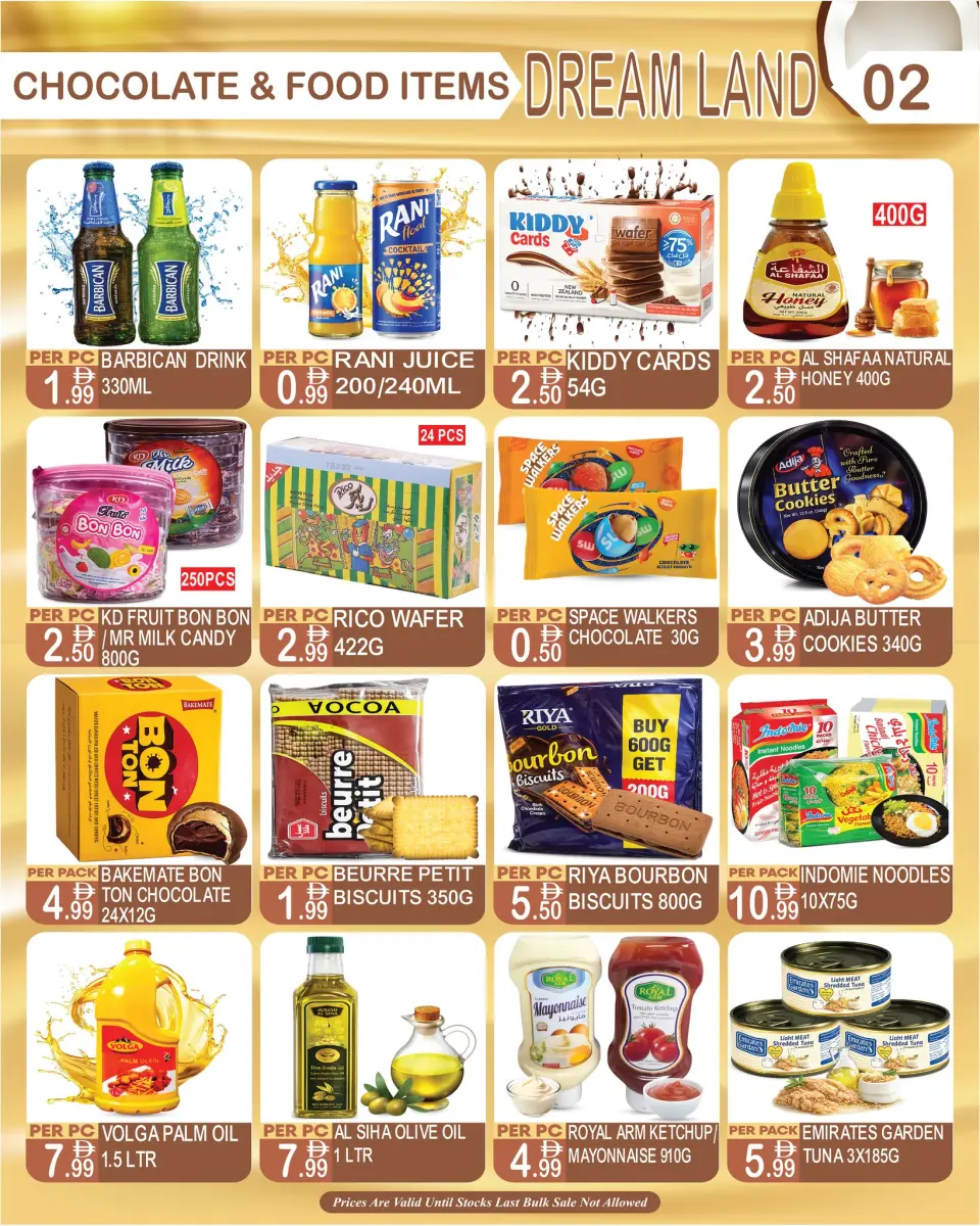 Offres supermarché Dream Land Dubai de 14 à 24 mai 2026 Offres d'été - supermarché Dream Land - Émirats arabes unis - 14 mai 2026 – 24 mai 2026 - Page 2
