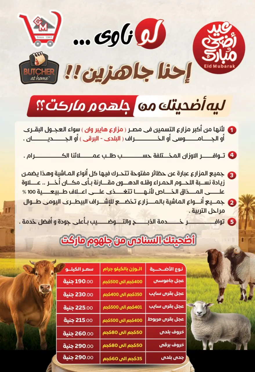 Galhom Market Egypt offers from 15 May to 2 June 2026 Eid Adha Mubarak Offers - Page 32
