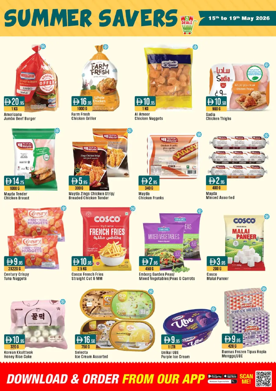 Ofertas de supermercado West Zone Emiratos Árabes Unidos de 15 a 19 mayo 2026 Ahorros de verano - supermercado West Zone - Emiratos Árabes Unidos - 15 mayo 2026 – 19 mayo 2026 - Página 2